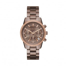 Horlogeband Michael Kors MK6529 Staal Bruin 18mm