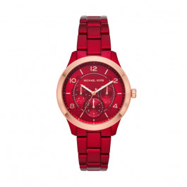 Horlogeband Michael Kors MK6594 Staal Rood 18mm
