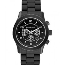 Horlogeband Michael Kors MK8119 Silicoon Zwart 24mm