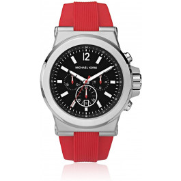 Horlogeband Michael Kors MK8169 Rubber Rood 13mm