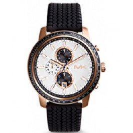 Horlogeband Michael Kors MK8343 Silicoon Zwart 22mm
