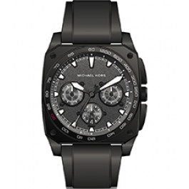 Horlogeband Michael Kors MK8390 Silicoon Zwart 26mm