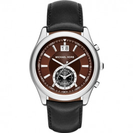 Horlogeband Michael Kors MK8415 Leder Zwart 22mm