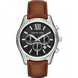 Horlogeband Michael Kors MK8456 Leder Bruin 22mm