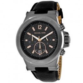 Horlogeband Michael Kors MK8511 Leder Zwart 13mm