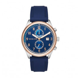 Horlogeband Michael Kors MK8573 Silicoon Blauw 22mm