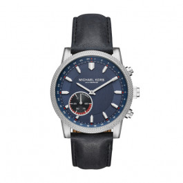 Horlogeband Michael Kors MKT4024 Leder Blauw 22mm
