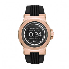Horlogeband Michael Kors MKT5010 Rubber Zwart 12.8mm