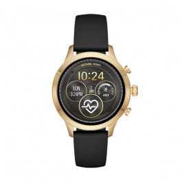 Horlogeband Michael Kors MKT5053 Silicoon Zwart 18mm