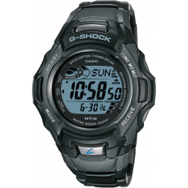 Horlogeband Casio MTG-910DJ-2 Staal Zwart 15mm