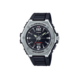 Horlogeband Casio MWA-100H-1AV / 10611391 Kunststof/Plastic Zwart