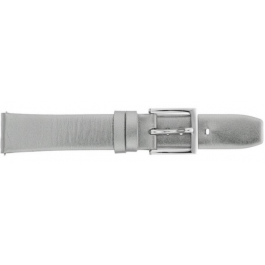 Horlogeband DKNY NY2435 Silver Leder Grijs 18mm