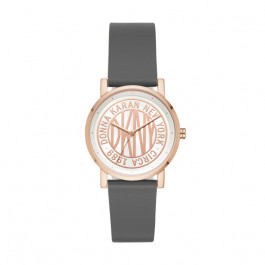 Horlogeband DKNY NY2764 Leder Grijs 18mm