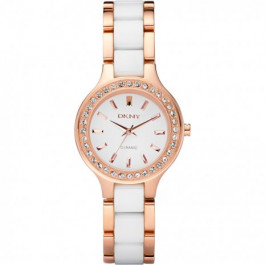 DKNY NY8141 Quartz horloge Dames Bi-color