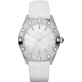 Horlogeband DKNY NY8790 Leder Wit