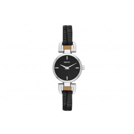 Horlogeband DKNY NY8878 Leder Zwart 14mm