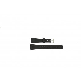 Horlogeband Universeel P53 Kunststof/Plastic Zwart 18mm