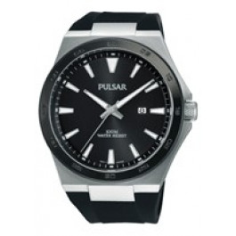 Horlogeband Pulsar PC32-X087 / PH9081X1 / PHG048X Rubber Zwart 14mm