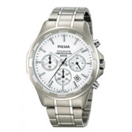 Horlogeband Pulsar VD53-X064 / PT3211X1 Titanium Grijs 20mm
