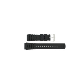Horlogeband Pulsar 7S26-X004 / PL4003X1 / PZ040X Rubber Zwart 22mm