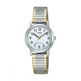 Horlogeband Lorus V501-X471 / RRS79VX9 Staal Bi-Color
