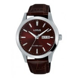 Horlogeband Lorus VX43-X097 / RXN31DX9 / RHG089X Leder Bruin 20mm