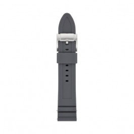 Horlogeband Fossil S221306 Silicoon Grijs 22mm