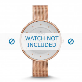 Horlogeband Skagen SKW2142 / 11XXXX Mesh/Milanees Rosé 14mm
