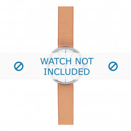 Horlogeband Skagen SKW2594 Leder Lichtbruin 12mm