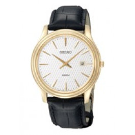 Horlogeband Seiko 7N39-0BS0 / SKP350P1 / 4A961KL Leder Zwart 20mm