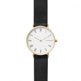 Skagen horlogeband SKW2678 Leder Zwart 16mm