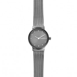 Horlogeband Skagen SKW2700 Mesh/Milanees Antracietgrijs 12mm