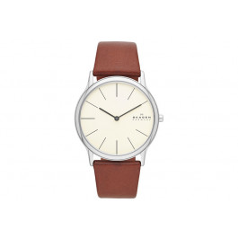 Horlogeband Skagen SKW6083 Leder Cognac 22mm