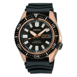 Horlogeband Seiko SKZ330K1.7S36-04P0 Rubber Zwart 22mm