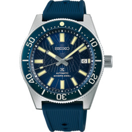 Horlogeband Seiko 8L35-01R0 / SLA065J1 / R03Z011J0 Silicoon Blauw 20mm