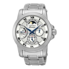 Horlogeband Seiko 5D88-0AG0 / SRX011P1 Staal 21mm