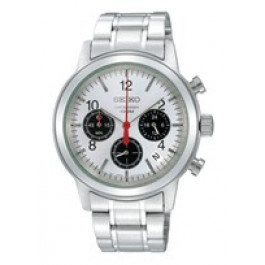 Horlogeband Seiko 6T63-00A0 / SSB003P1 / M0KJ131J0 Staal 20mm