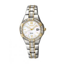 Horlogeband Seiko V137-0AD0 / SUT068P9 / MORG112C9 Staal Bi-Color