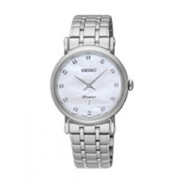 Seiko horlogeband SXB433P1 / 7N89 0AY0 Staal Zilver 16mm