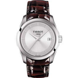 Horlogeband Tissot T0352101603103A / T610042656 Leder Bruin 18mm