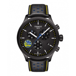 Horlogeband Tissot T1166173605102 / T600041553 Leder Zwart 22mm