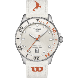 Horlogeband Tissot T604049895 Rubber Wit 20mm