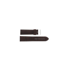 Horlogeband Tissot T106-417-16-262-00 / T600038327 Leder Bruin 22mm