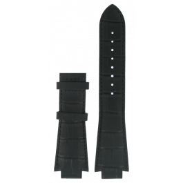 Horlogeband Tissot L875-975 / T610014557 Croco leder Zwart 14mm