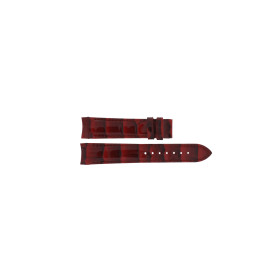 Horlogeband Tissot COUTURIER / T0352101601101A / T610031401 Leder Rood 18mm