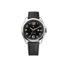 Horlogeband Tommy Hilfiger TH679301543 / 205-1-14-1386 / TH1790910 Silicoon Zwart 22mm
