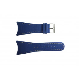 Horlogeband Obaku V109 Leder Blauw