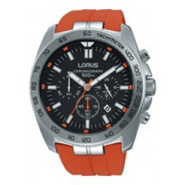 Horlogeband Lorus VD53-X190 / RT331EX9 / RHG021X Rubber Oranje 12mm