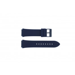 Horlogeband Guess W0571L1 / U0571L1 Silicoon Blauw 18mm