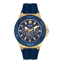 Horlogeband Guess W0674G2 / W0674G4 Rubber Blauw 19mm